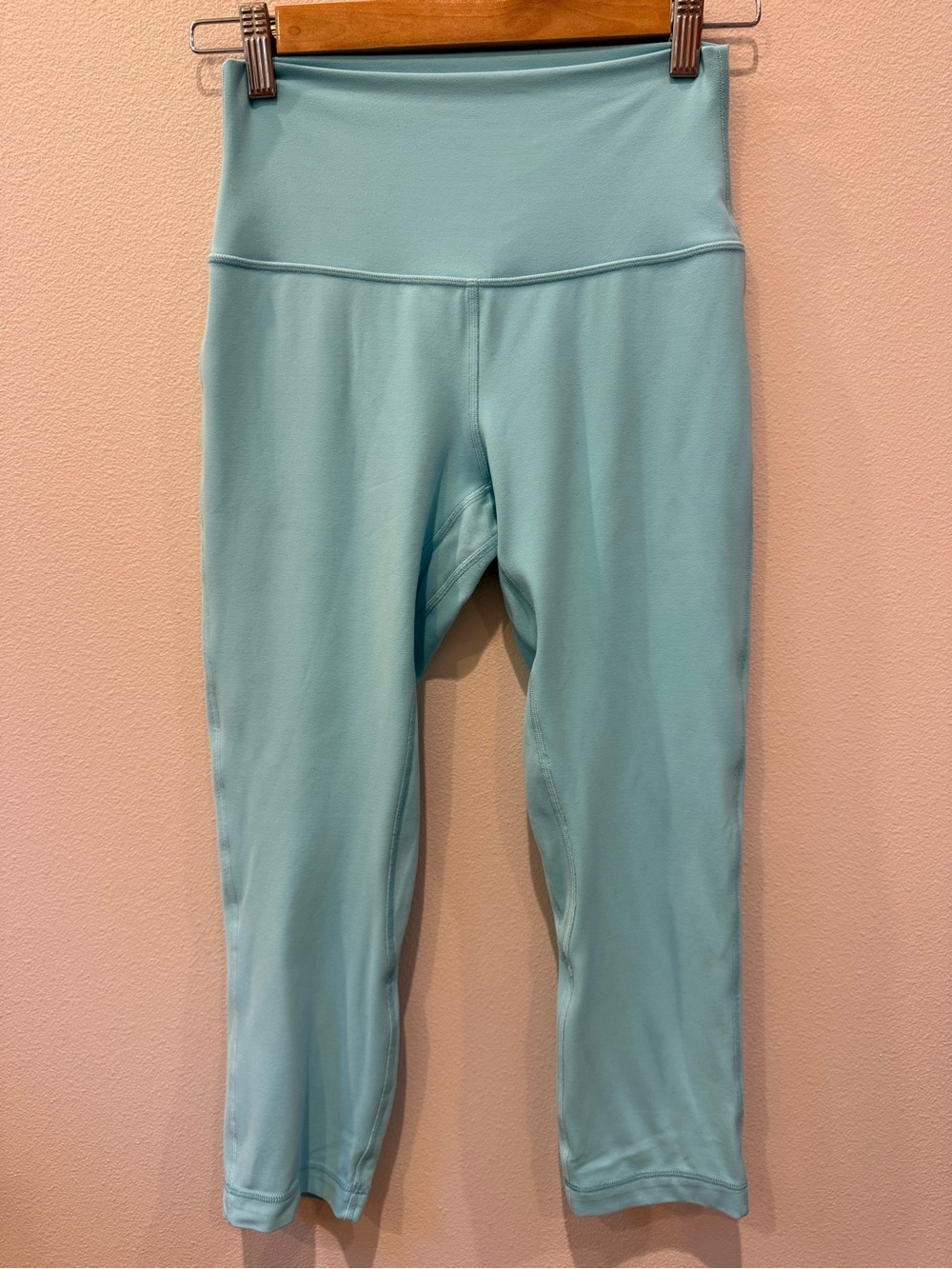 lululemon athletica Align High Rise Aqua Crop Leggings